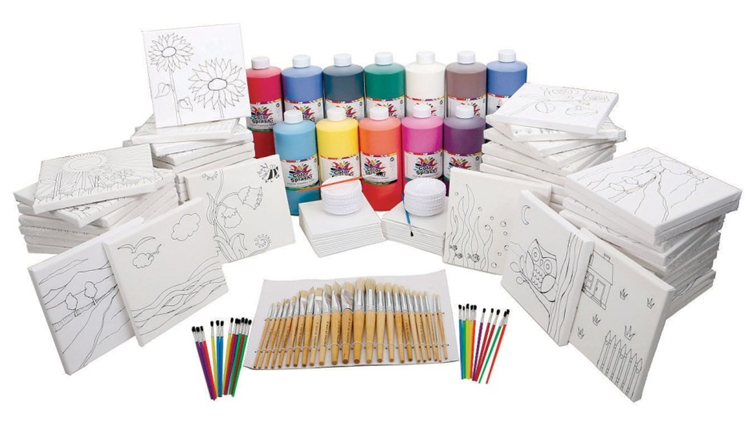 Color Splash! Canvas Painting Easy Pack – complete set image